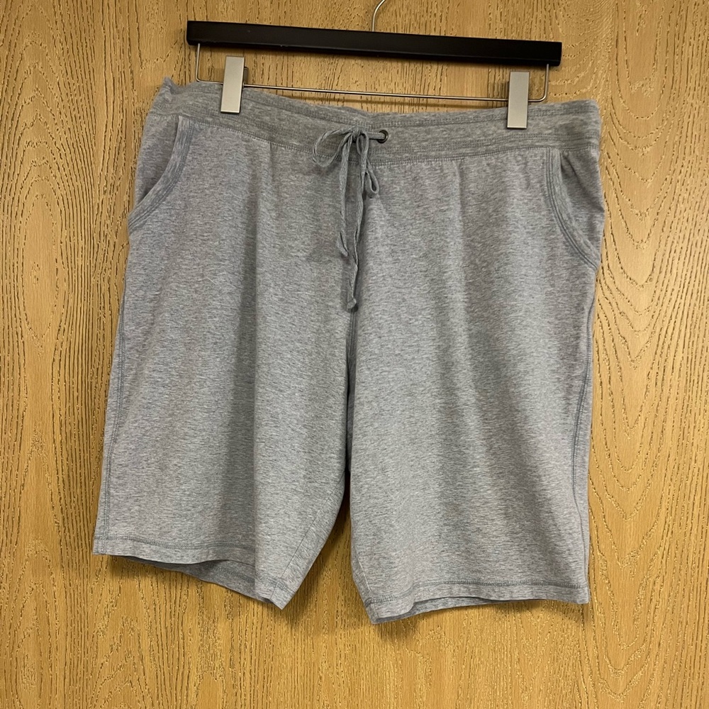 Merona Heather Gray Knit Drawstring Lounge Shorts